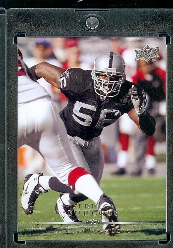 2008 Upper Deck #138???? Derrick Burgess - Oakland Raiders - NFL Trading Cards in a Protective Display Case!