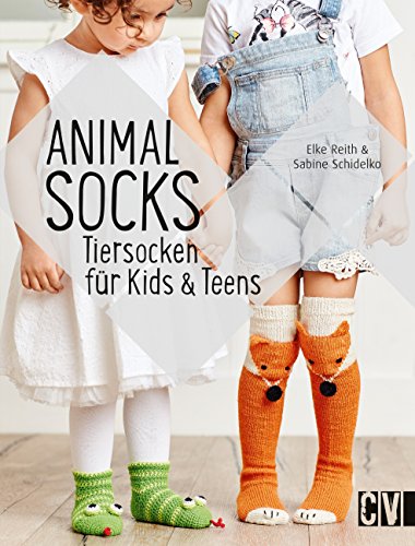 Animal Socks: Tiersocken für Kids & Teens (German Edition)