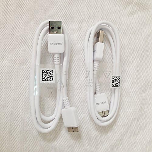 Newiparts Lot of 2 2pk New Original OEM Samsung Galaxy Note 3 III USB 3.0 Data Charging Cord Sync Cable