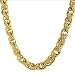 10K Yellow Gold Inter Link Necklace 17