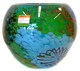 Murano Art Glass Vase Bowl Splash and Swirl A85 with certificate