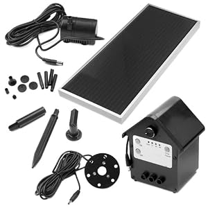 3 Watt Solar Powered Water Fountain Pump by 