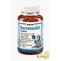 Borretsch�l-Kapseln mit einem sehr hohen Gehalt an mehrfach unges�ttigten Fetts�uren