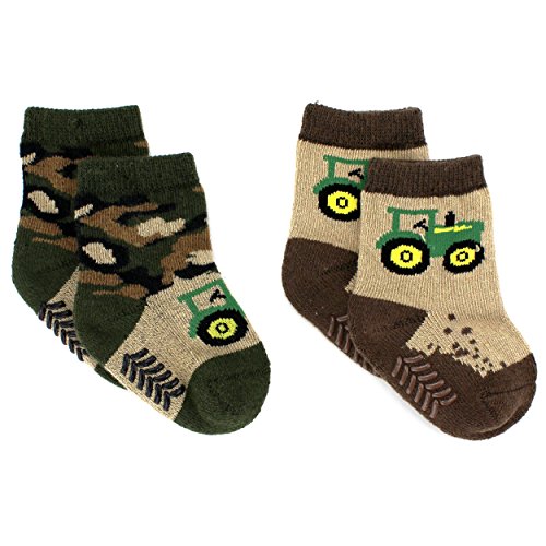 John Deere Baby Boys 2 pack Socks Set