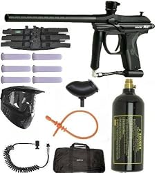 09 Spyder PILOT Paintball Marker Gun SNIPER Set - Black