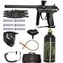 09 Spyder PILOT Paintball Marker Gun SNIPER Set - Black