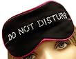 Mary Green "Do Not Disturb" Silk Satin Sleep Mask - SB82