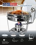 Review MAXWAY IMPORTS INC. MX777 / 4 in a lof of 4qt Chafing Dish