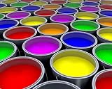 interior colour paints:Background of Lots of Paint Cans - 48