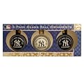 New York Yankees 3PK Glass Ornament