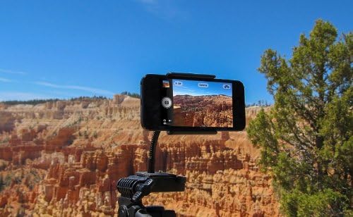 Smartphone Mount - Tripod Mount Fits Samsung Galaxy S, HTC One, All iPhone Models, Motorola Droid Razr, Google Nexus 4, T-Mobile myTouch 4G Models - by In Your Face