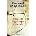 Cours de linguistique g�n�rale