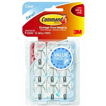 Set A Shopping Price Drop Alert For Command Small Wire Hooks, Clear, 9-Hook