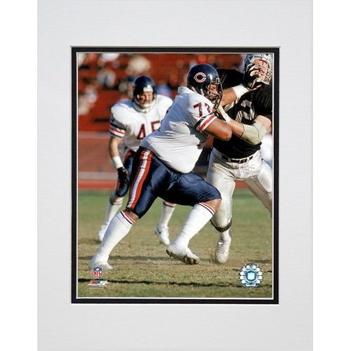 Photo File Chicago Bears William Perry 1987 Action Matted Photo