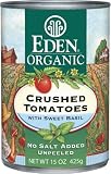 Eden Organic Crushed Tomatoes With Basil, 15-Ounce Cans (Pack of 12)