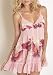Betsey Johnson Intimates Wind Beneath My Wings Babydoll with Matching G-String Sleepwear