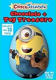 Minions Choco Treasure Chocolate Eggs with Toy Surprise!, Box 12 Count