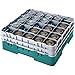 Cambro Camrack 25 Compartment 11 3/4" Glass Rack, Teal (25S1114414) Category: Warewashing Racks