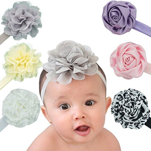 Graceful Shine Baby Girl Hair Accessories Headbands Set Newborn Infant Toddler