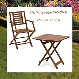 BELARDO Gartenmöbel Set SAVONA II Balkonmöbel Set Gartenmöbel Garnitur