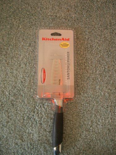 Kitchenaid Black Silicone Handle 3.5 inch Santoku/Parer