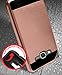 J7 Case, Phonelicious® SAMSUNG GALAXY J7 (BOOST,VIRGIN,TMOBILE,METRO PCS) [Slim Fit] [Brushed Metal Texture] [Heavy Duty] Ultimate Drop Protection Rugged Cover w/ Screen Protector& Stylus (ROSEGOLD)