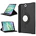 Samsung Galaxy Tab S2 9.7 Case,Dealgadgets 360 Degrees Slim Rotating Stand Leather Case Cover for Samsung Galaxy Tab S2 9.7-Inch Tablet (Black)