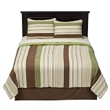Review Pem America  / - Brown/Green/Ivory Transport 4-pc. Comf St - King