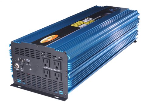 Power Bright PW6000-12 Power Inverter 6000 Watt 12 Volt DC To 110 Volt AC