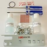 Xbox 360 Repair Kit XCLAMP 3 Red Light Fix X-Clamp RROD Red Ring Complete 4 RAM Pads DVD Drive Belt