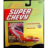 JohnnyLightningSuperChevy1957ChevyBelAirHotRodRed/White