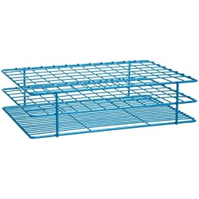 Bel-Art, Scienceware, 187650001, Poxygrid, Rack, Wire, Test Tube, Blue, 16-17mm, 96 Places, 8 X 12