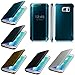 Galaxy S6 Edge Plus Case,DDLBiz Clear View Mirror Flip Smart Case Cover For Samsung Galaxy S6 Edge+Plus
