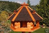 XXL Vogelhaus, Vogelhaeuschen behandelt mit Bitumschindeln