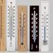 Holz-Thermometer nußbaum- farbig