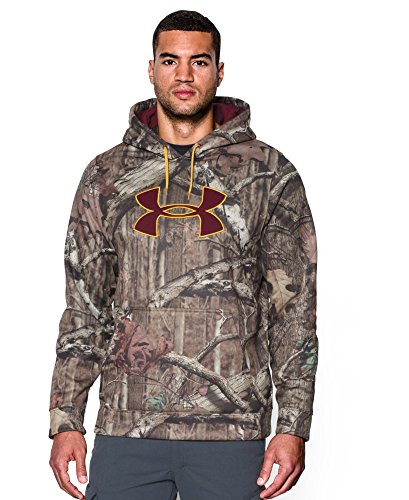 Under Armour Men's Armour Fleece Camo Big Logo Hoodie Large Mossy Oak Break-Up Infinity