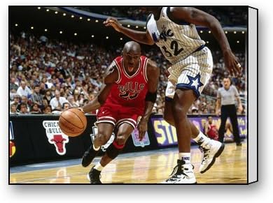 Funnyone Custom Modern Wall Art Decoration for Home Michael Jordan Shaquille O Neal Canvas Prints