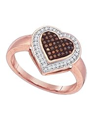 0.20CTW-DIA HEART RING