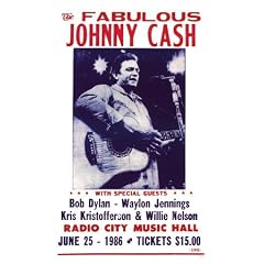 Der Fabelhafte Johnny Cash In der Radio City Music Hall , 28x44