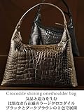 【財布】【各色1点限り】クロコダイルシャイニング ワンショルダーバッグ センター取り(No.3681)【セール中】
