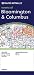 Rand McNally streets of Bloomington & Columbus, Indiana