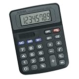Aurora DT210M Dual Power Angled Display 8 Digit Desktop Calculator