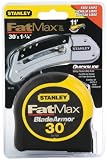 Stanley 94-556 30-Foot FatMax Tape Rule with Free QuickSlide Knife