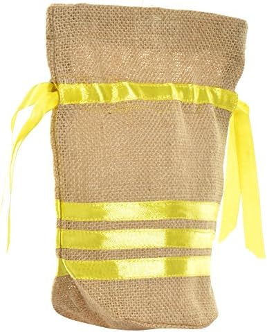 KOHL Women's Yellow Colored Jute Potlis