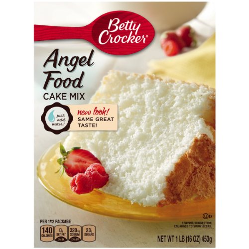 Betty Crocker Angel Food Cake Mix White 16ounce Boxes Pack Of 12 by