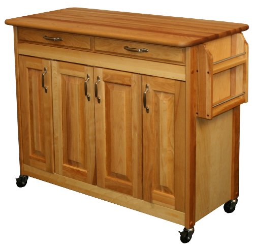Catskill Craftsmen Butcher Block Island with Raised Panel Doors On Sale