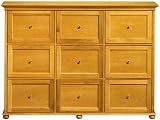 Hampton Bay Lg/lt File Storage Nine-drawer Natural