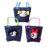 Powerpuff Girls Denim Handbag Mini Tote Bag