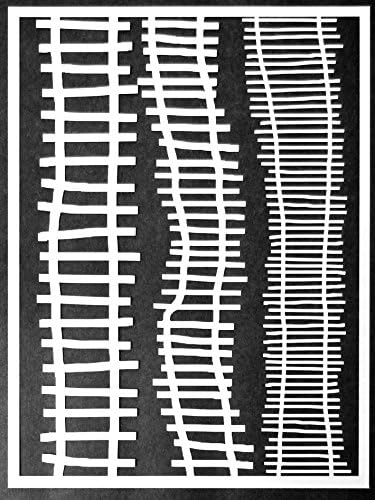 9"x12" Ladders Stencil by Carolyn Dube