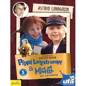 Astrid Lindgren: Pippi Langstrumpf und Michel Spielfilm-Box (7 DVDs)